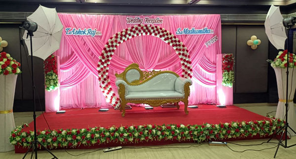 Stage Decoration for Wedding/Marriage/Reception Events - Madurai  Decorators