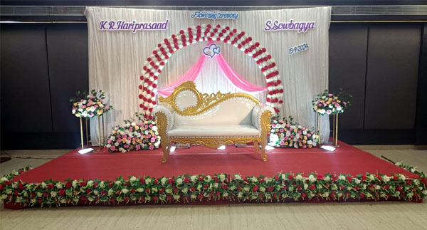 Stage Decoration for Wedding/Marriage/Reception Events - Madurai  Decorators