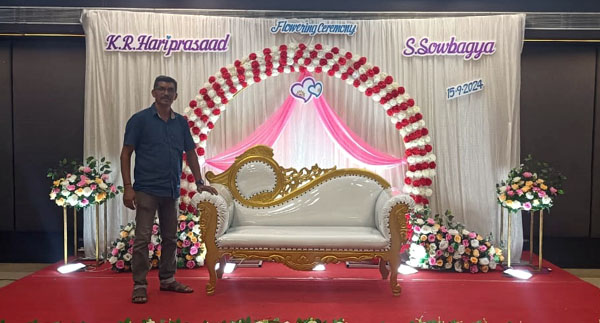 Stage Decoration for Wedding/Marriage/Reception Events - Madurai  Decorators