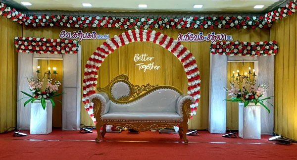 Stage Decoration for Wedding/Marriage/Reception Events - Madurai  Decorators